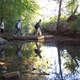 One of the more innocuous lessons at Nature's Classroom, children hiking (Nature's Classroom Facebook)